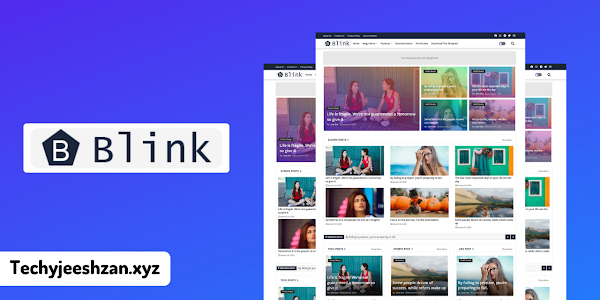Blink - Colourful & Responsive Blogger Template