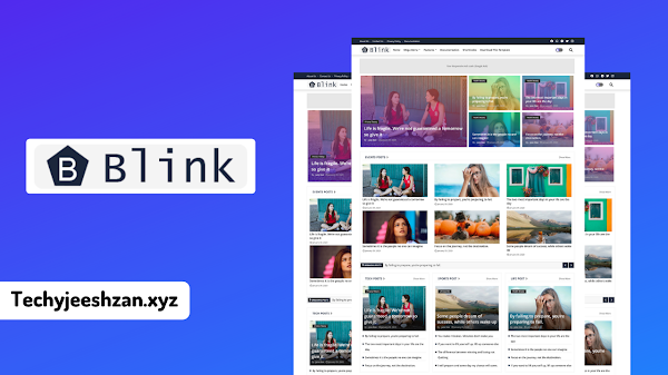 Blink - Colourful & Responsive Blogger Template