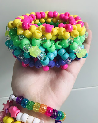 easter-colors(??) rainbow 3d xbase cuff
