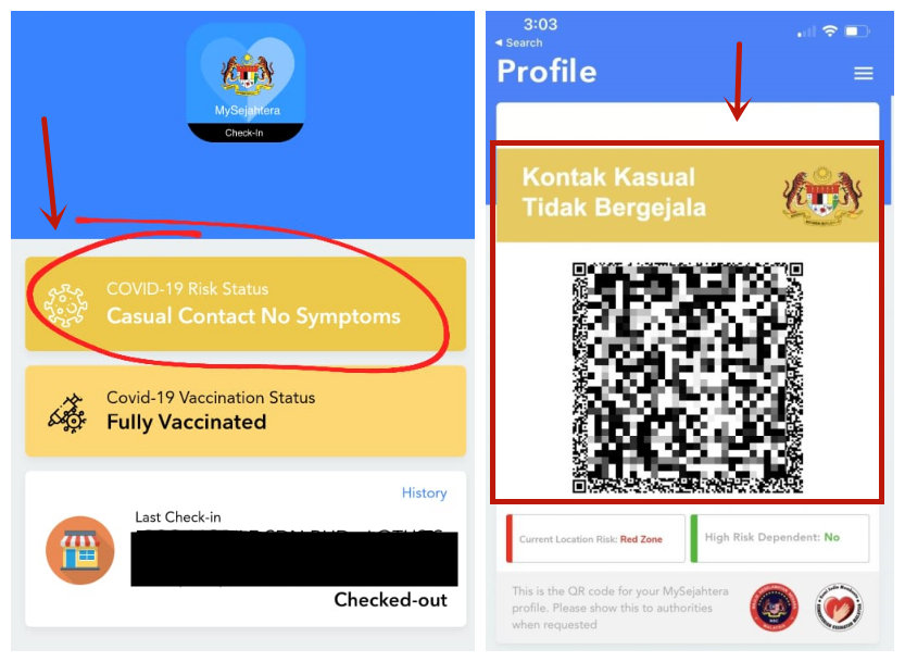 Kontak kasual tidak bergejala 意思