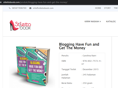 buku blogging have fun and get the money