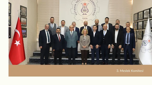 Yapı Güvenliğinde Ek Tedbirler Listesi, Kütahya Ticaret ve Sanayi Odası, 3. Meslek Komitesi