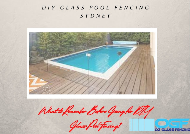 DIY glass pool fencing Sydney