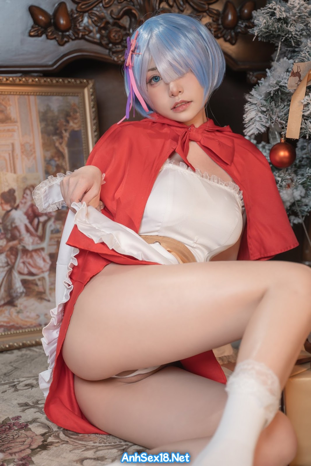 AnhSex18.Net | Girl xinh cosplay Giáng sinh