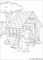 Paddington Bear coloring page