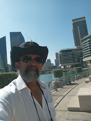 A last day  stroll on Dubai Marina.