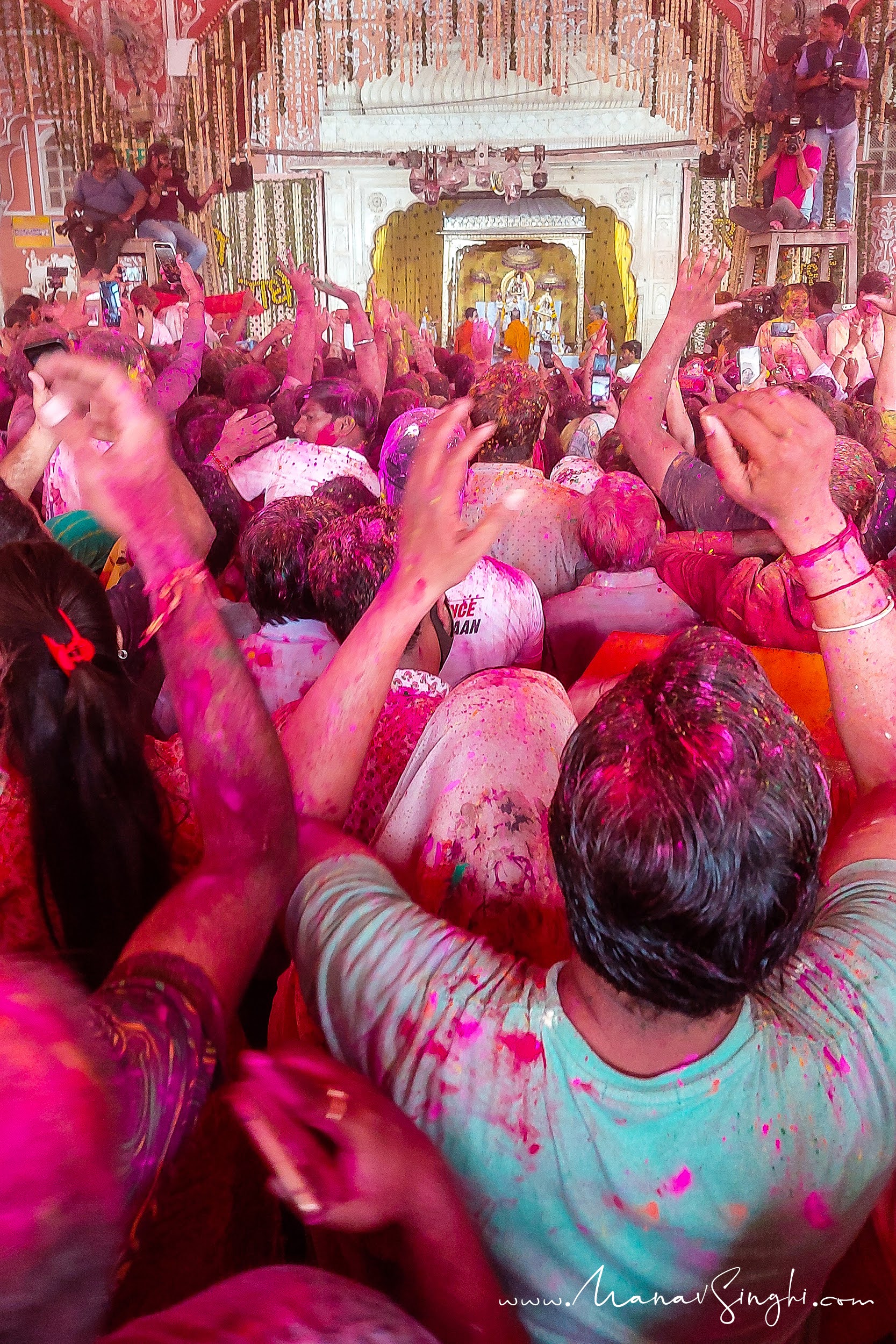 Holi Festival at Govind Dev Ji Temple Jaipur