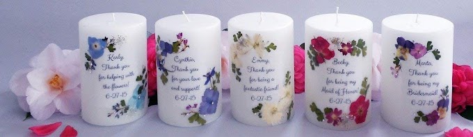 What is the best way to make personalised candles?