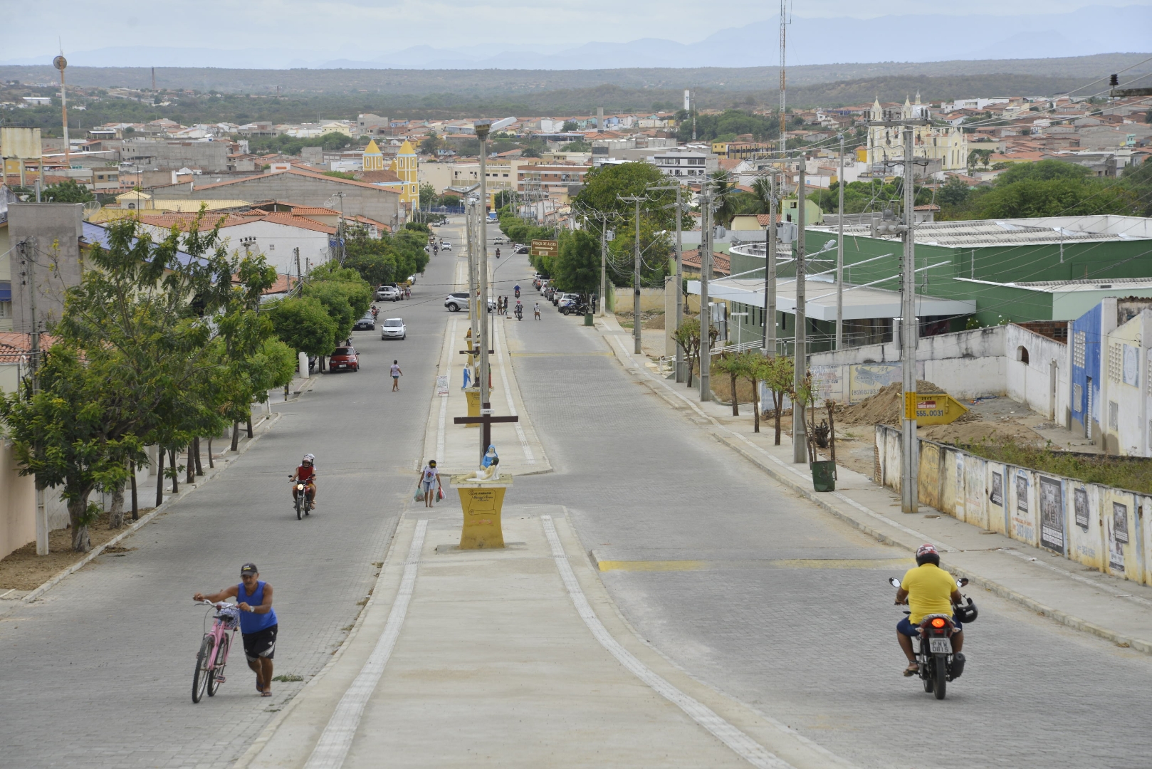 Cidade de Canindé, no estado do Ceará