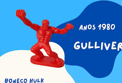 Chegou no MercadoLivre Boneco Hulk Gulliver Col Super Heróis Anos 80