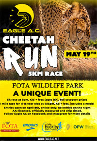 5k race in Fota Wildlife Park - 19th May 2022