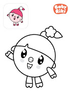 Rosy - BabyRiki colouring page