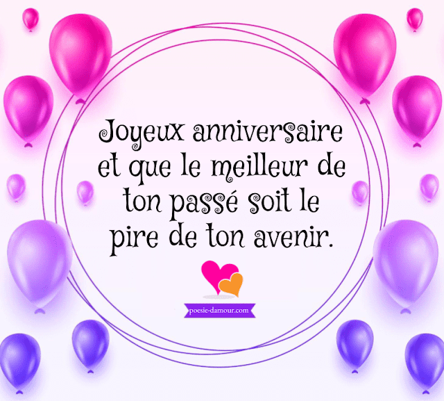 Exemple de message de joyeux anniversaire court