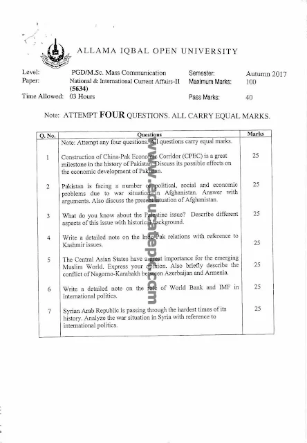 aiou-past-papers-msc-mass-communication-5634