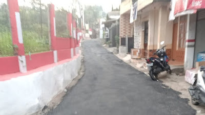 Proyek Peningkatan Jalan Desa Palasari Diduga Siluman