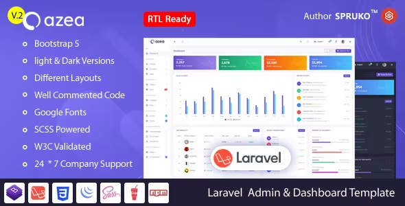 Best Laravel Admin & Dashboard Template