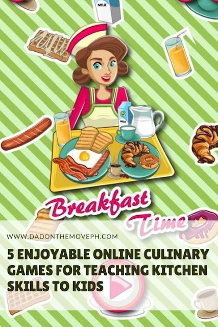 Recommended online culinary games to teach kitchen skills to kids