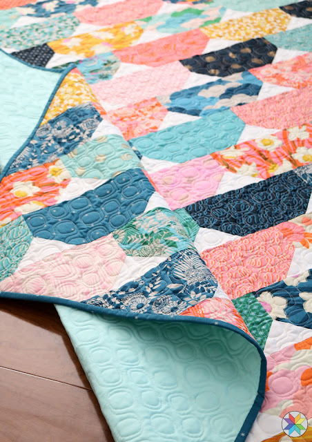 Top Notch quilt in Reverie fabrics by Ruby Star Society - pattern by A Bright Corner - layer cake and FQ friendly!