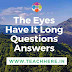 The Eyes Have It Long Question Answer Class 12