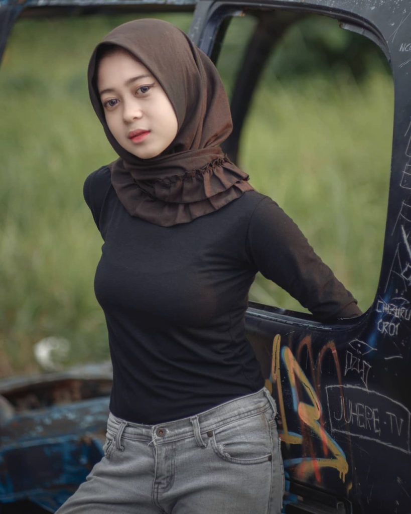 ootd hijab,images,photo,Nanda Frisca,selebgram,foto model.