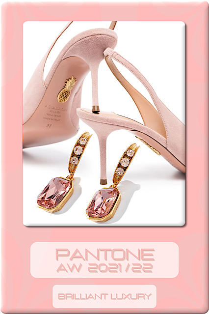 ♦Pantone First Blush & Pale Rosette Fashion Color AW 2021-22 #pantone #pink #brilliantluxury