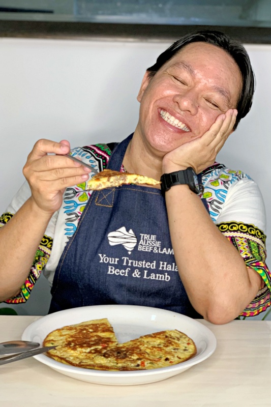 GLAM Beef Omelette with Aussie Beef Shabu-Shabu