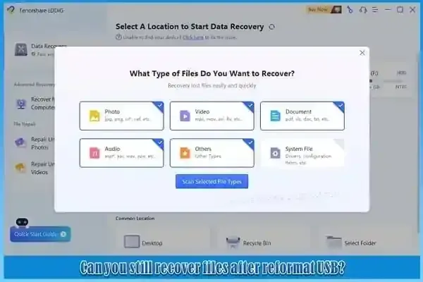 USB recovery tool