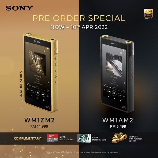 Preorder Your Sony Walkman NW-WM1ZM2 Now!