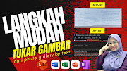 LANGKAH MUDAH TUKAR GAMBAR DARI PHOTO GALLERY KE TEXT