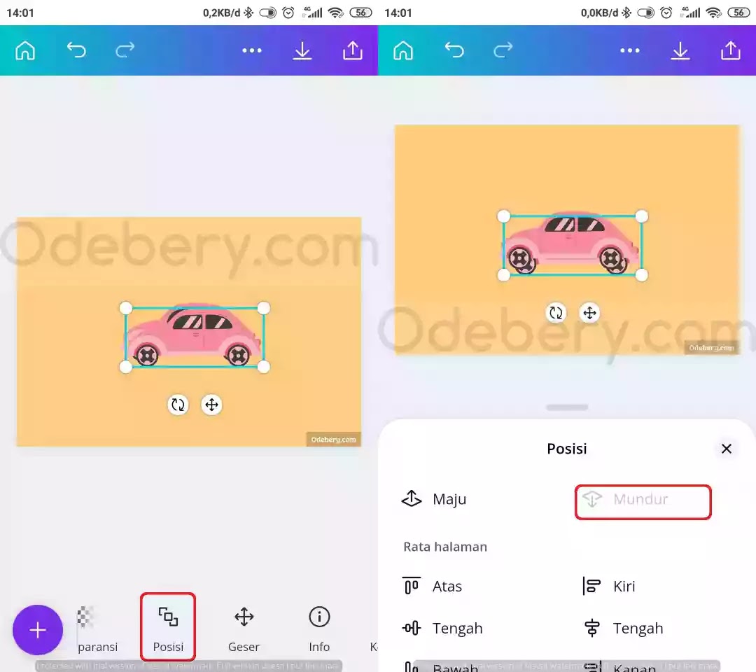 Cara Membuat Efek Bayangan di Aplikasi Canva