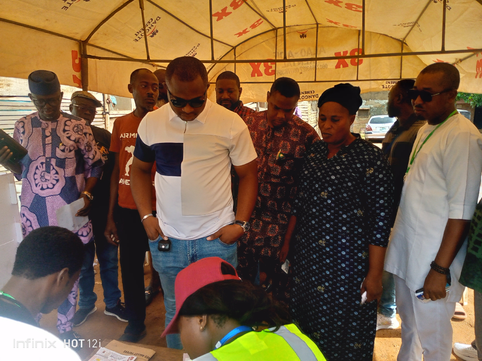 OYO State  Local Government Poll, a little delay of Election Materials Arrives  polling Unity.