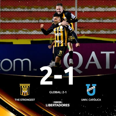 The Strongest 2 - 1 Universidad Catolica