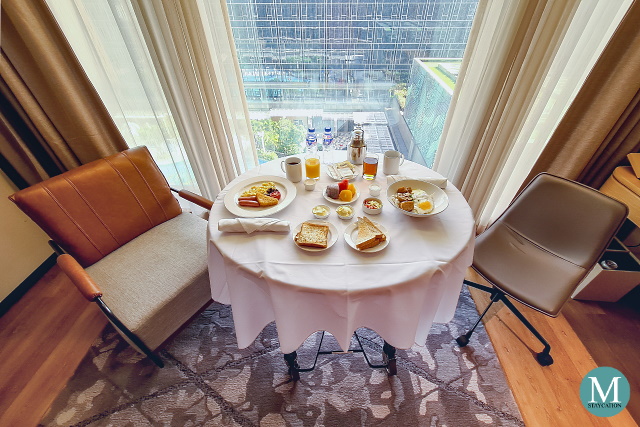 In-Room Breakfast at Sheraton Manila Hotel