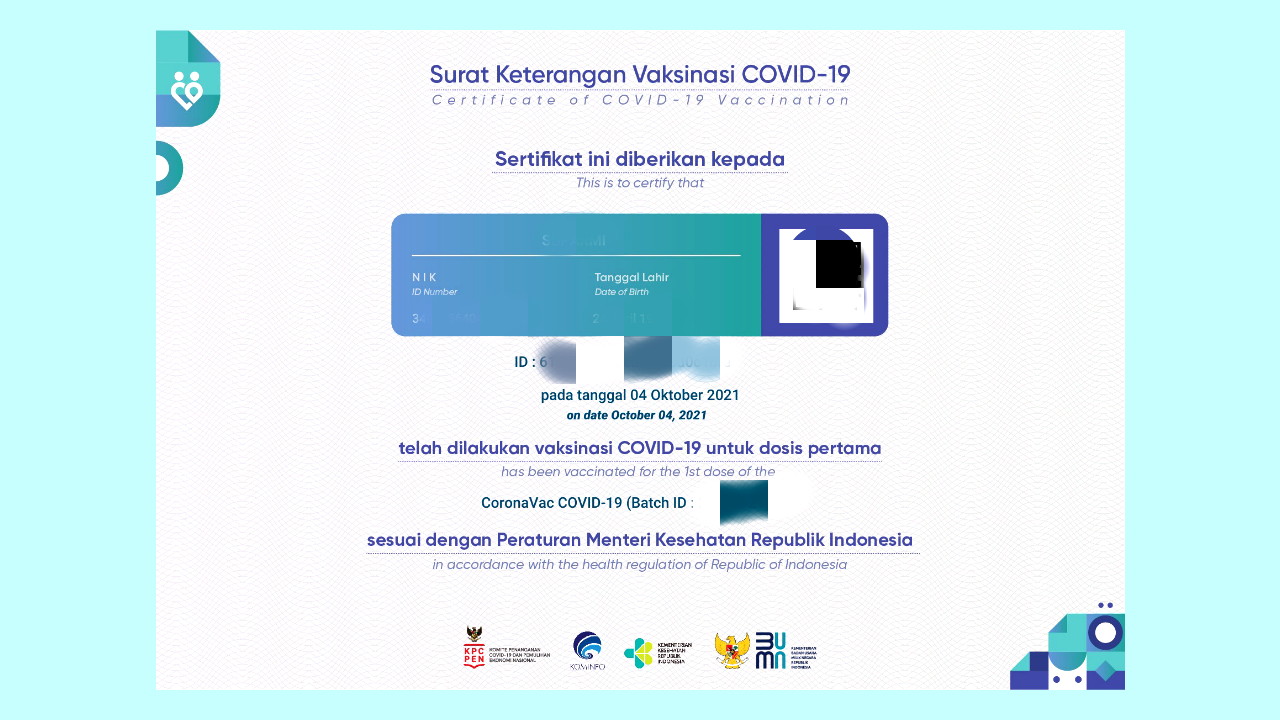 Cara download dan cetak sertifikat vaksin Covid-19