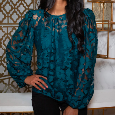 Lace Floral Blouse – Eva Franco