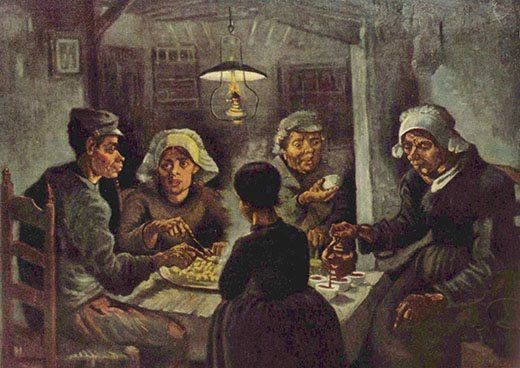 Los comedores de papas (1885), Vincent Van Gogh