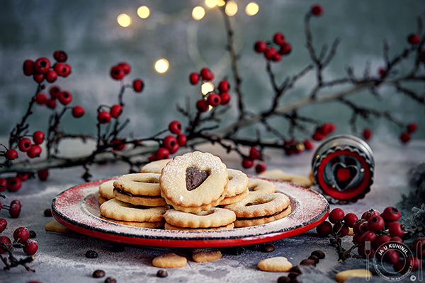 Linzer sa kremastim punjenjem od kafe