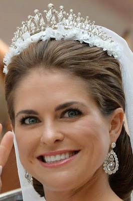 modern fringe tiara sweden queen silvia princess madeleine