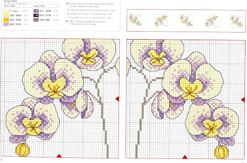cross stitch table runner,runner con orchidee schema free,counted cross stitch table runner patterns running cross stitch pattern violet flowers
