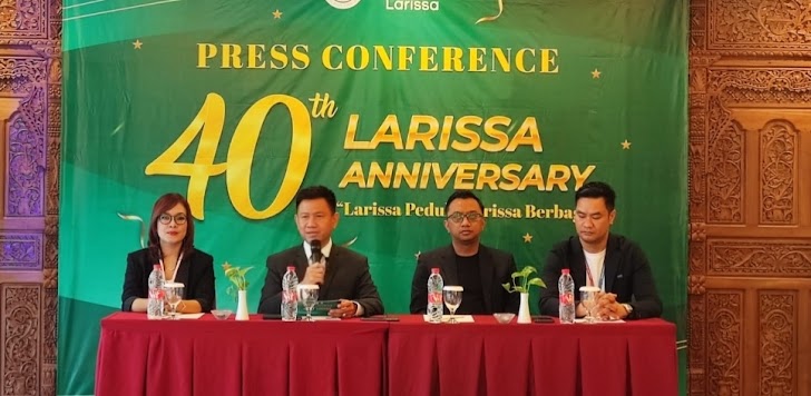Rayakan HUT 40th, Larissa Aesthetic Center Aksi Berbagi