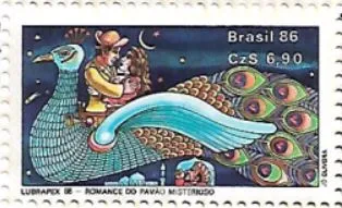 Selo O Romance do Pavão Misterioso