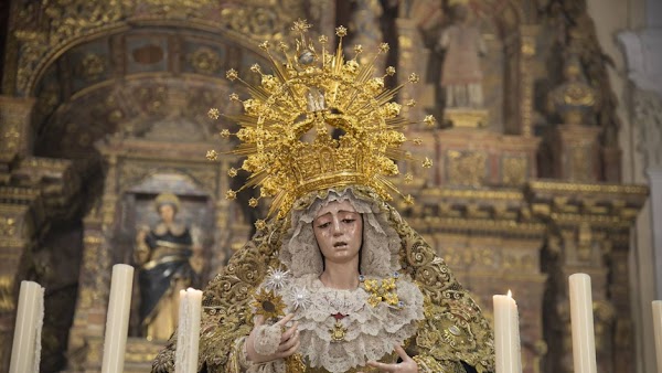Horario e Itinerario del Traslado de regreso de la Parroquia de San Jacinto de la Hdad de la Estrella. Sevilla 13 de Marzo del 2022