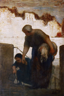 Çamaşırcı Kadın, Honoré Daumier, 1863, Orsay Müzesi