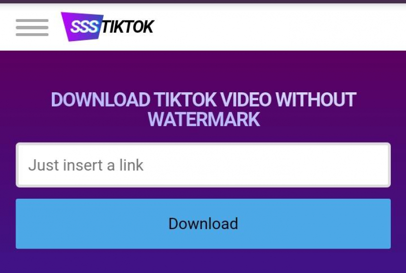 ssstiktok download video tiktok tanpa watermark