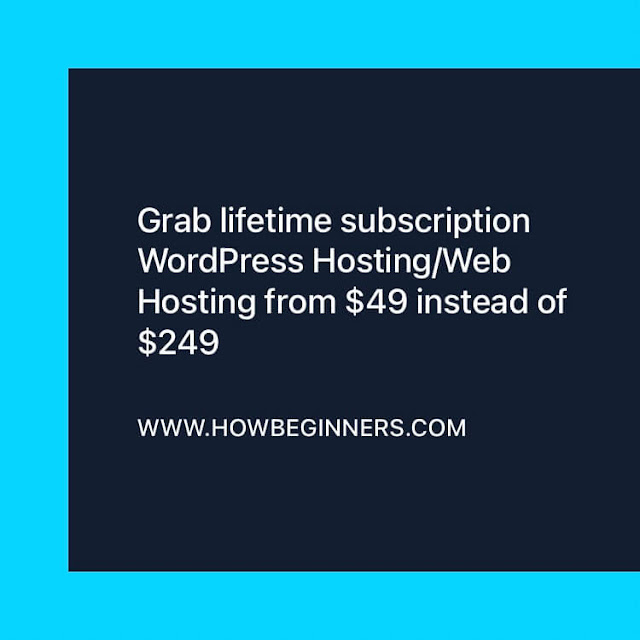 Lifetime subscription web hosting