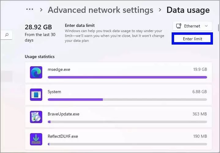 enable-data-usage-windows-11