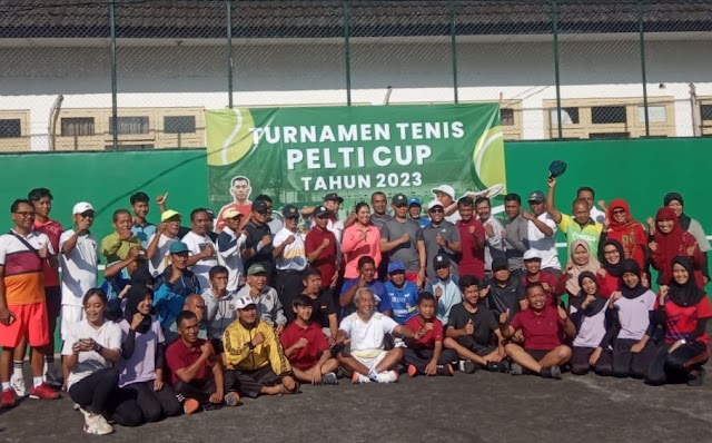 Petenis Juli Yudho Buat Quattrick Di PELTI Gunungkidul Turnamen Tenis