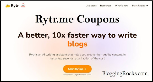 latest rytr coupon code