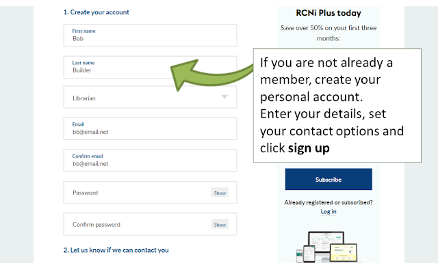 screen-shot showing the registration form - you'll need to enter your contact details