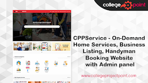 CPPService - On-Demand Home Services, Business Listing, Handyman Booking Website with Admin panel